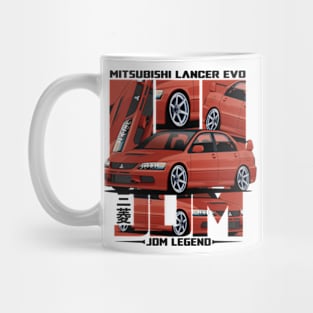 Mitsubishi Lancer Evolution VII, EVO 7, Evo VII. JDM LEGEND Mug